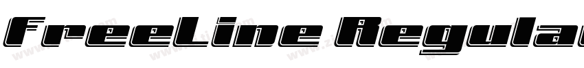 FreeLine Regular字体转换